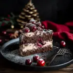 Winterlicher Maulwurfkuchen